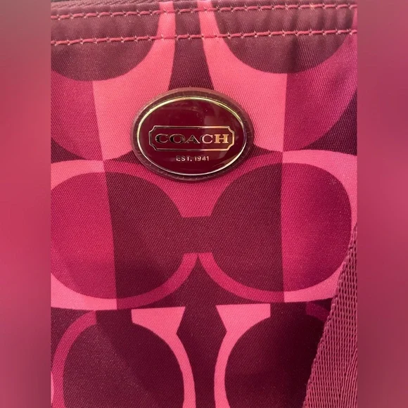 Coach Pink Tote and Pouch Set - Picture 5 of 16